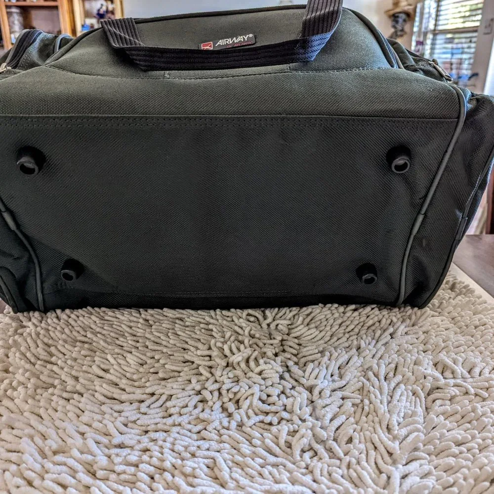 Airway By Atlantic Nylon Carry On Green Luggage Bag (Unisex)